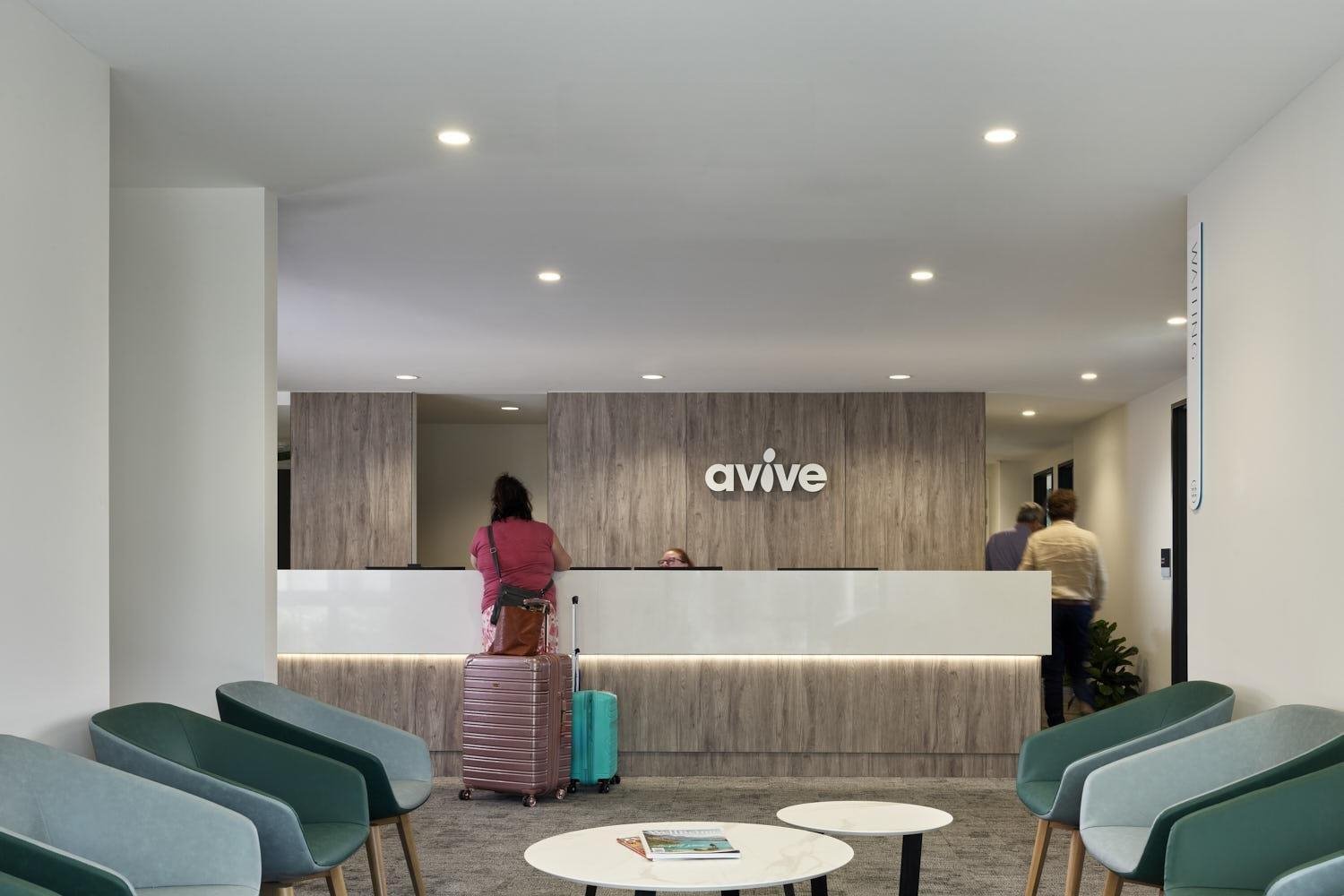 Avive Clinic Brisbane Specialist Suites reception