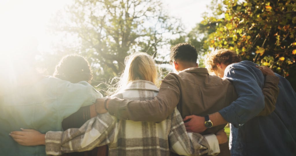 Group of people with addictions support